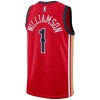 Maillot Homme New Orleans Pelicans Zion Williamson 2023-24 Jordan Statement Edition Rouge Swingman